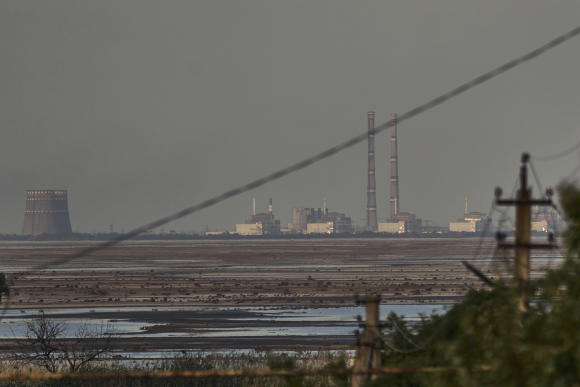 Vue de la centrale nucléaire de Zaporijia, le 27 juin 2023.