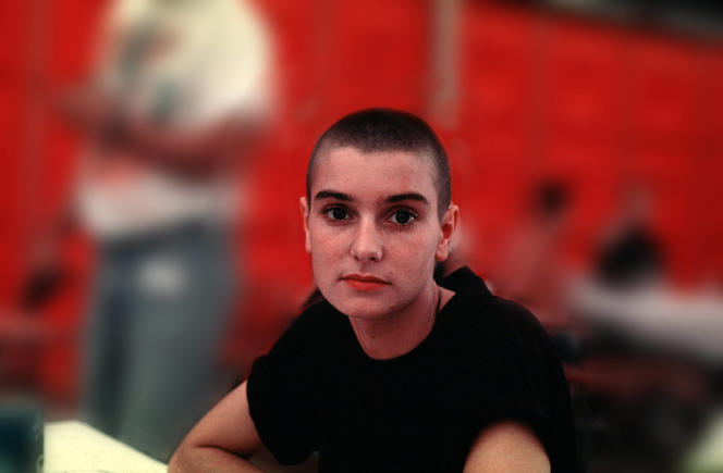 La chanteuse Sinead O’Connor, à Berlin, le 21 juillet 1990.