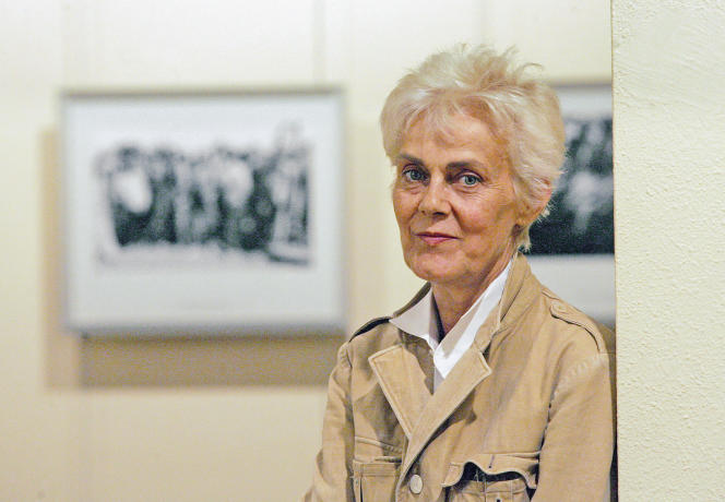 Marie-Laure de Decker lors du 18ᵉ festival international de photojournalisme « Visa pour l’image », à Perpignan, le 6 septembre 2006.
