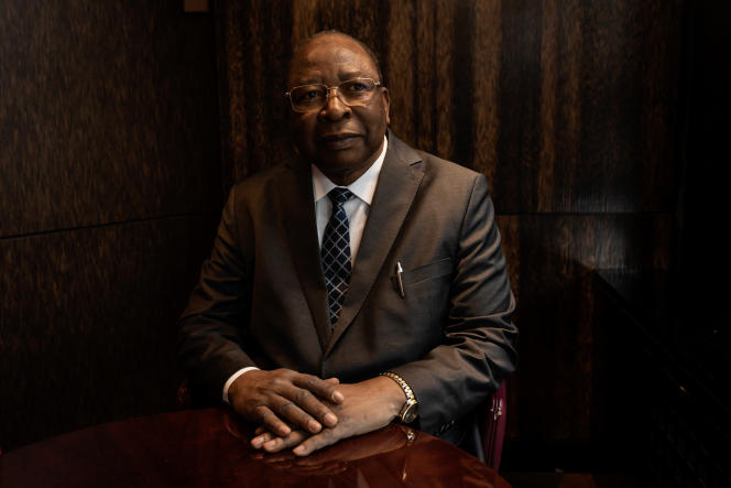 Ouhoumoudou Mahamadou, Premier ministre du Niger, à Paris, le 5 août 2023. 